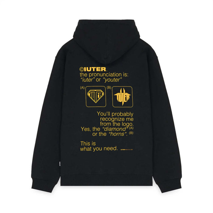 Iuter Sense Hoodie Black - immagine 2