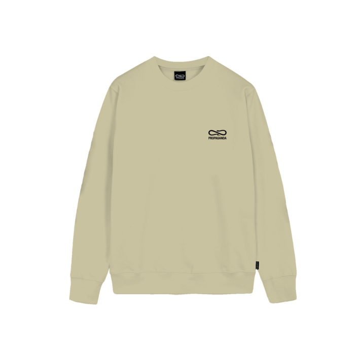 Propaganda Logo Embroidery Crewneck Bone - immagine 2