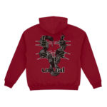 Usual Poison Hoodie Dark Red
