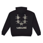 Usual Bones Hoodie Black
