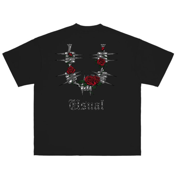 Usual Barrio T-Shirt Black - immagine 2