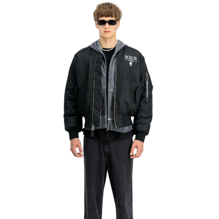 Alpha Industries MA-1 Berlin Candy Bomber Black - immagine 4