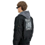 Alpha Industries MA-1 Berlin Candy Bomber Black - immagine 6