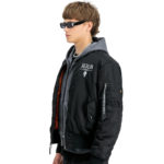 Alpha Industries MA-1 Berlin Candy Bomber Black - immagine 7