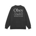 Obey Studios Premium Crewneck Black