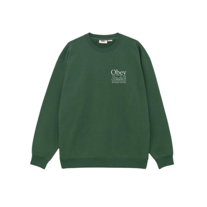 Obey Studios Premium Crewneck Rain Forest - immagine 2
