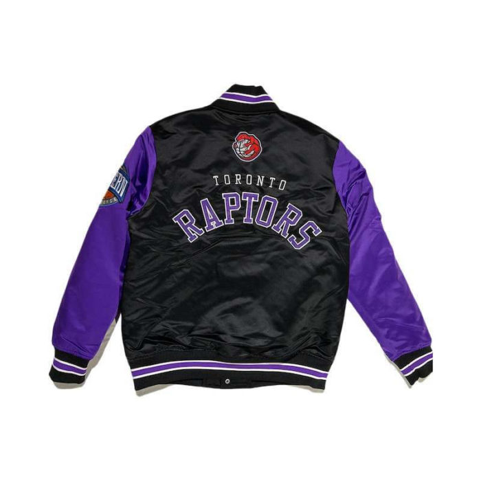 Mitchell & Ness Nba Primetime Heavyweight Satin Jacket Vintage Logo Raptors - immagine 3