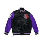 Mitchell & Ness Nba Primetime Heavyweight Satin Jacket Vintage Logo Raptors