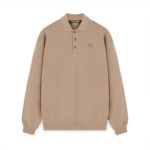 Iuter Heart Logo Polo Sweater Dark Earth