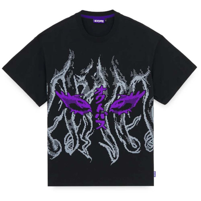 Octopus Strange Ambassador Tee by Plague Labs Black - immagine 2
