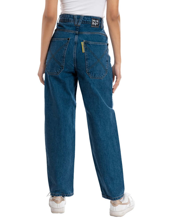 Homeboy X-Tra Baggy Denim Washed Blue - immagine 7