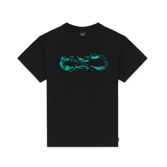 Propaganda Logo Fire Tee Black - immagine 2
