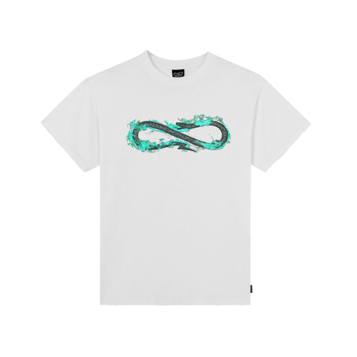 Propaganda Logo Fire Tee White - immagine 2