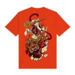 Dolly Noire Hanuman Tee Bright Red