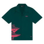 Dolly Noire Bench Tokyo Bowling Shirt Teal