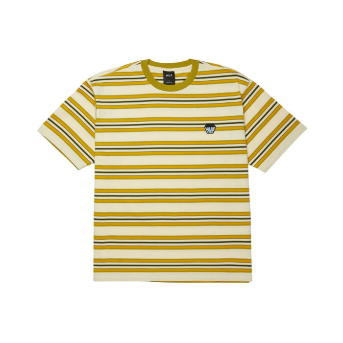 HUF Big Block Stripe Boxy Top Pale Yellow - immagine 2