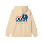 Obey Records Sound Waves Pullover Unbleached
