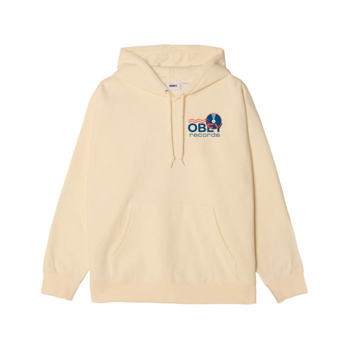 Obey Records Sound Waves Pullover Unbleached - immagine 3
