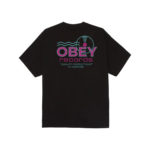 Obey Records Sound Waves T-Shirt Black