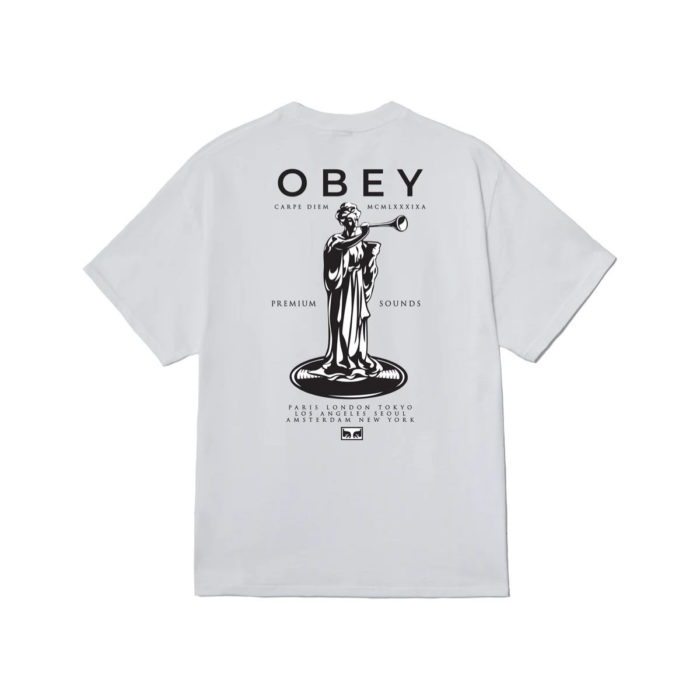 Obey Premium Sounds T-Shirt White - immagine 2