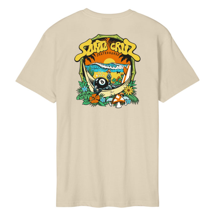 Santa Cruz Winkowski 8Baller Trip T-Shirt Blond Wood - immagine 2