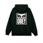 Obey Eyes Icon Premium Pullover Hood Botanical Garden