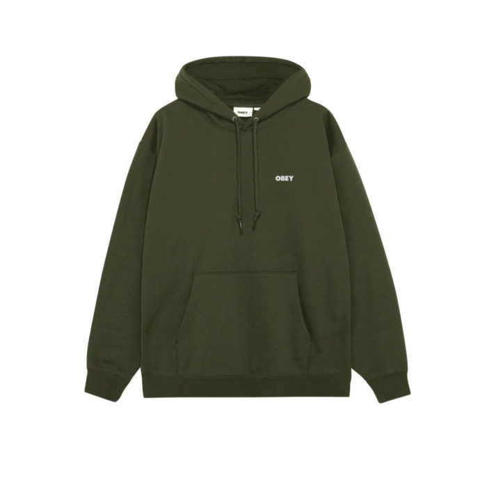 Obey Quarter Icon Premium Pullover Hood Deep Lichen Green - immagine 3
