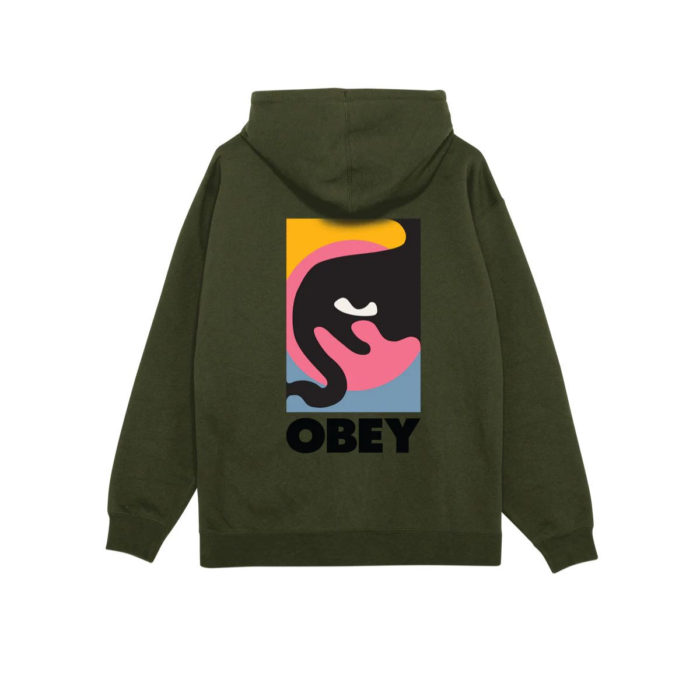 Obey Quarter Icon Premium Pullover Hood Deep Lichen Green - immagine 2