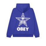 Obey Bold Star Extra Heavy Pullover Dazzling Blue