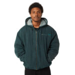 HUF What A Jungle Denim Work Jacket Evergreen - immagine 5