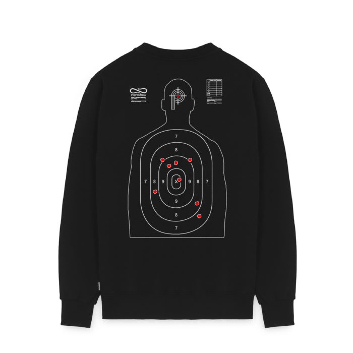 Propaganda Target Crewneck Black - immagine 2