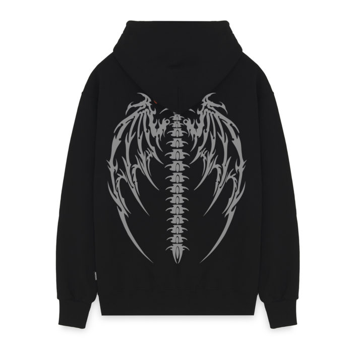 Propaganda Logo Quill Hoodie Black - immagine 2