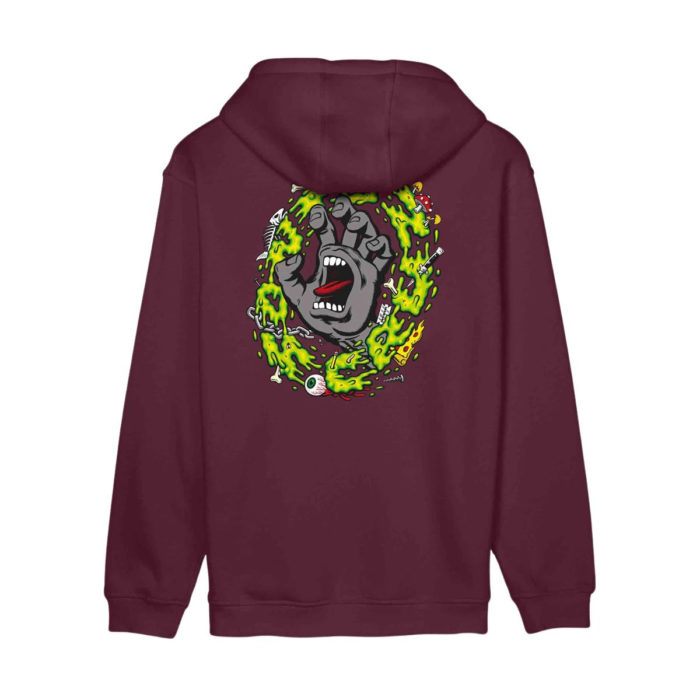 Santa Cruz Slime Scream Hoodie Dark Cherry - immagine 2