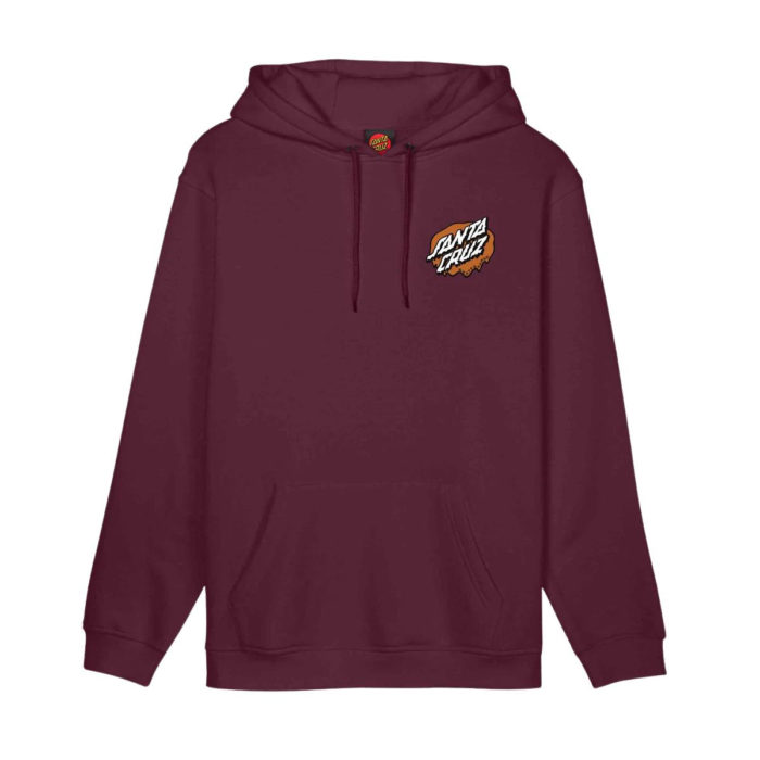 Santa Cruz Slime Scream Hoodie Dark Cherry - immagine 3