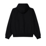 Obey Glen Zip Up Jacket Black Faded Wash - immagine 3