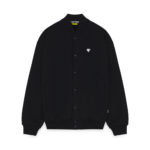Iuter Heart Logo Varsity Sweater Black