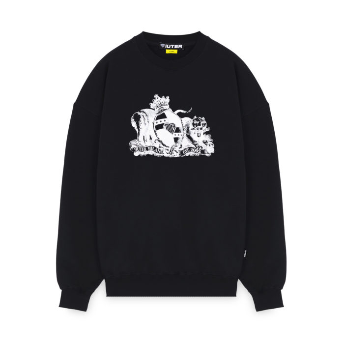 Iuter Crown Crewneck Black - immagine 2