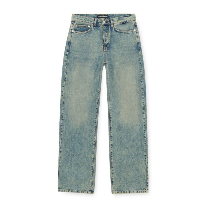 Iuter Loose Denim Pants Blueacid - immagine 3