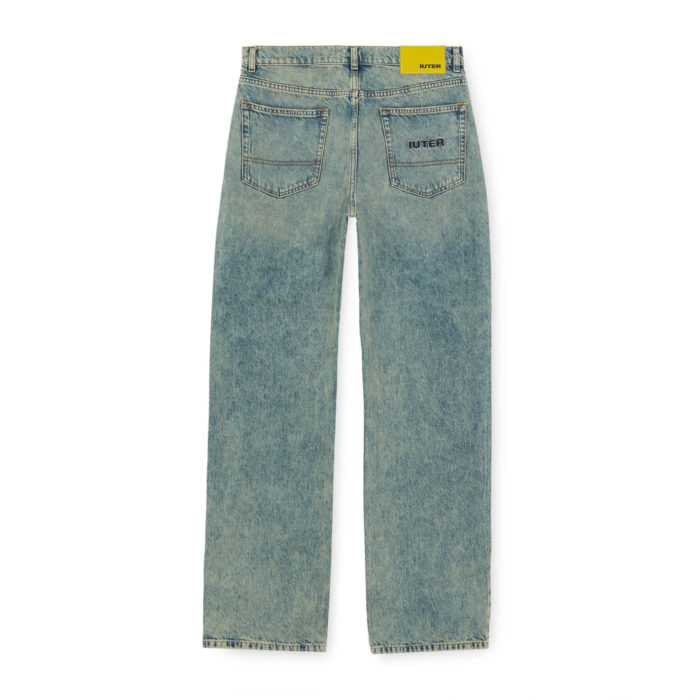 Iuter Loose Denim Pants Blueacid - immagine 2