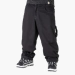 Blueskin Jeans Baggy Denim BlackLogo Red - immagine 3