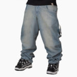 Blueskin Jeans Baggy Denim Blue Dirty Old - immagine 3