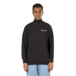Deceit Hard Neck Sweater Black