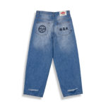 Grimey Royal Paw Big Boy Denim Pants Washed Blue