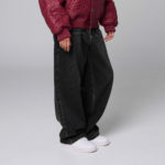 Grimey Royal Paw Big Boy Washed Black Denim Pants - immagine 5