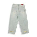 Grimey Denim Royal Paw Big Boy Washed Light Blue
