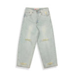 Grimey Denim Royal Paw Big Boy Washed Light Blue - immagine 3