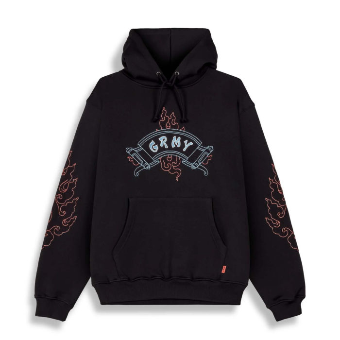Grimey Sampans Black Sweatshirt - immagine 3