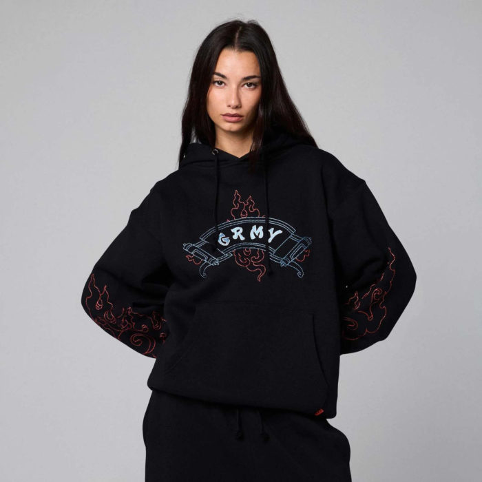 Grimey Sampans Black Sweatshirt - immagine 4