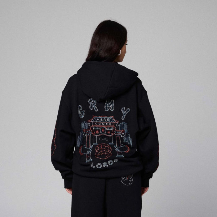 Grimey Sampans Black Sweatshirt - immagine 6
