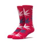 HUF - Calze Tie Dye Crew Sock - Red/White/Blu
